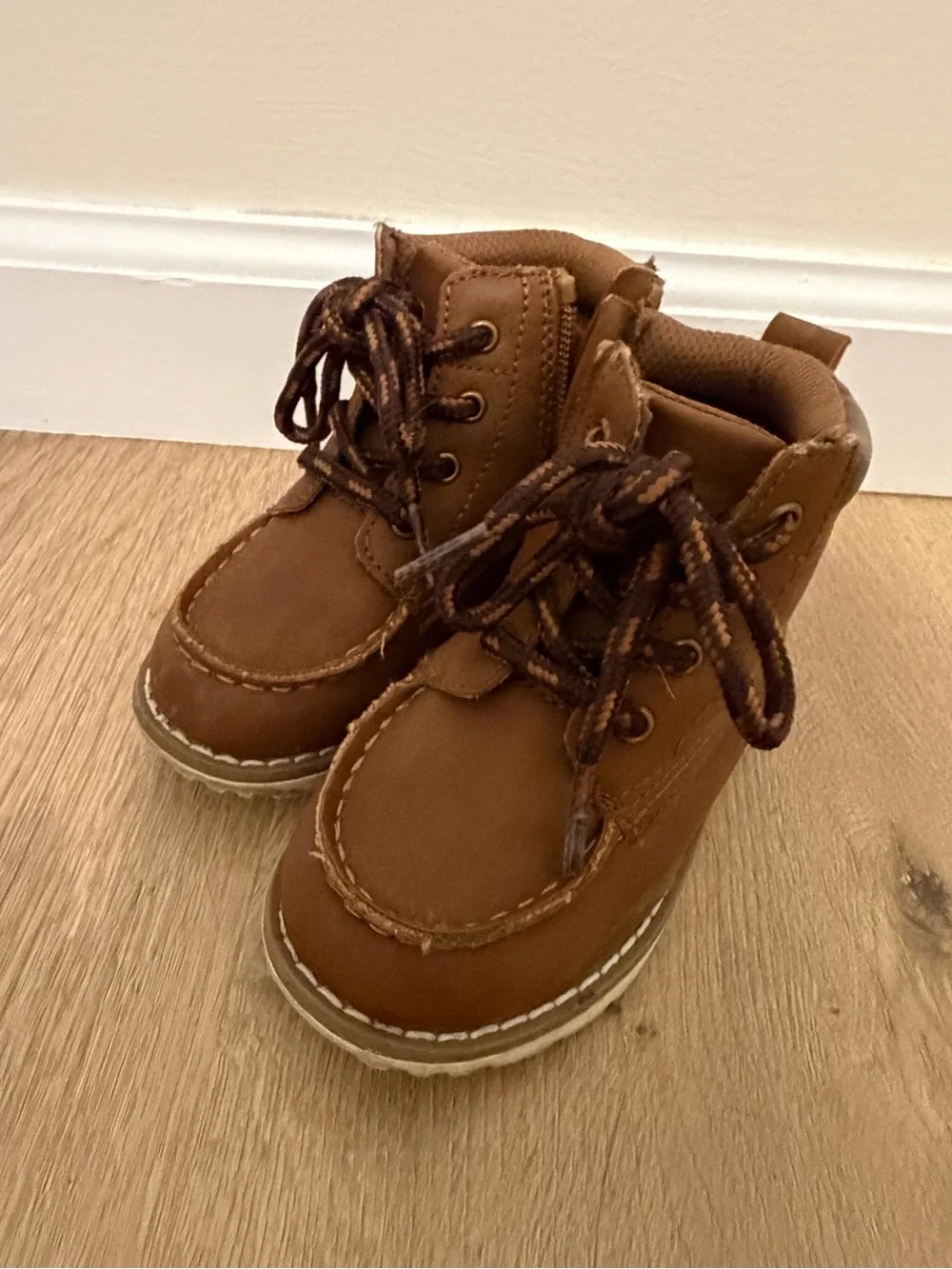 Baby/Toddler Brown Leather Boots 6C